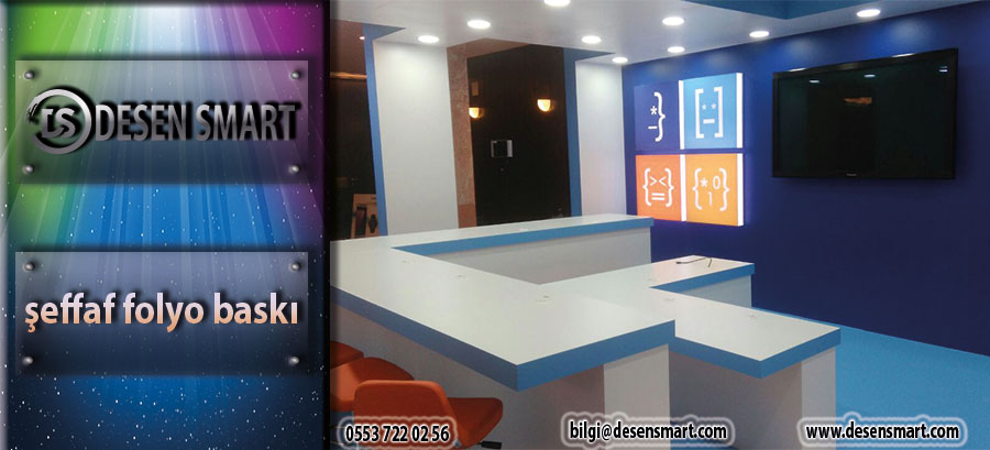 Şeffaf folyo baskı